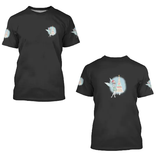 Discover Disney Tinker Bell Sassy Christmas Holiday 3D T Shirts