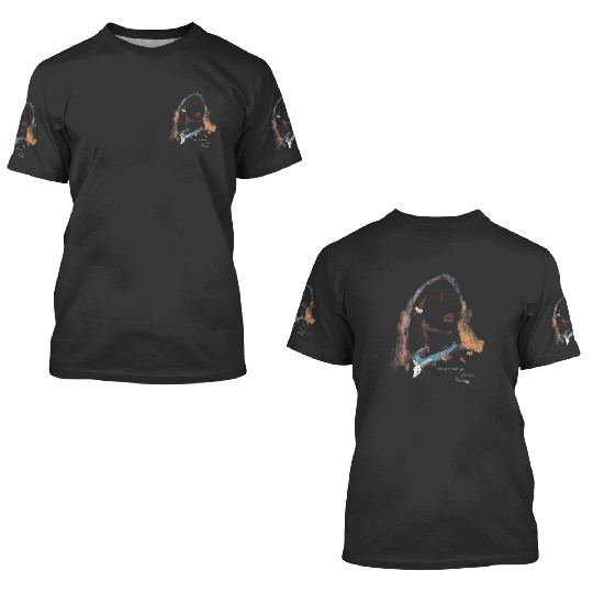 Disney Pocahontas Watercolor Portrait Quote Graphic 3D T Shirts