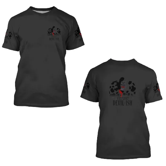 Discover Disney Dalmatians Cruella A Little Bit Graphic 3D T Shirts