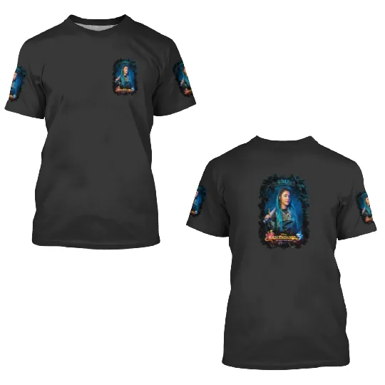 Disney Descendants 3 Uma Watch Your Back 3D T Shirts