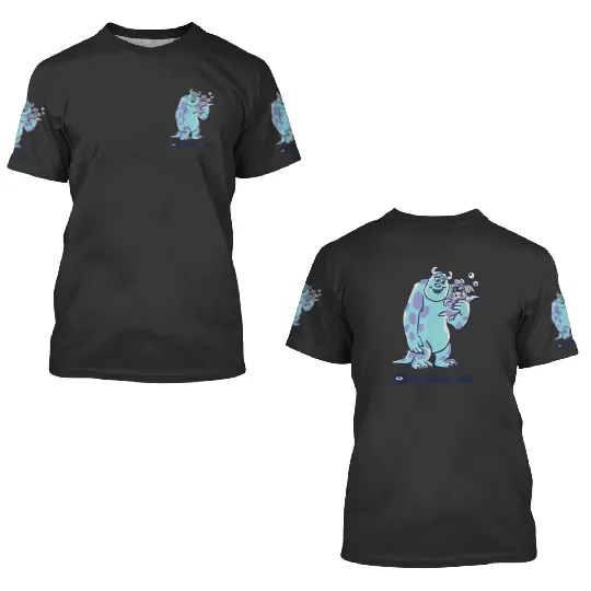Disney Pixarss Monsters Inc. Sulley and Boo Smiles 3D T Shirts