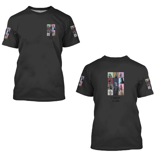 Caitlin Clark Eras Tour 3D T Shirts