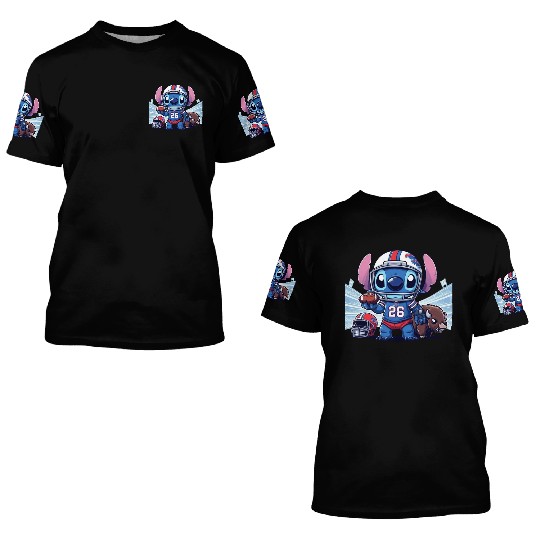 Discover Football Stitch , America Football -  Stitch Disney 3D T Shirts