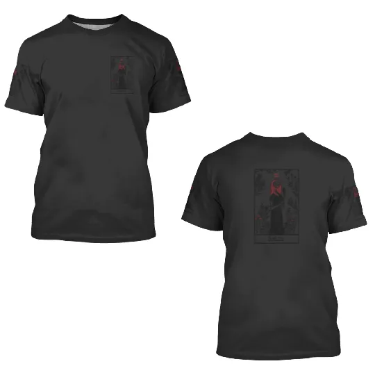 Disney The Nightmare Before Christmas Sally Tarot Card 3D T Shirts