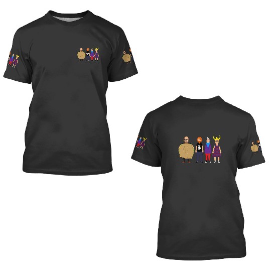 Bobs Burgers Phish by Custeez 3D T Shirts