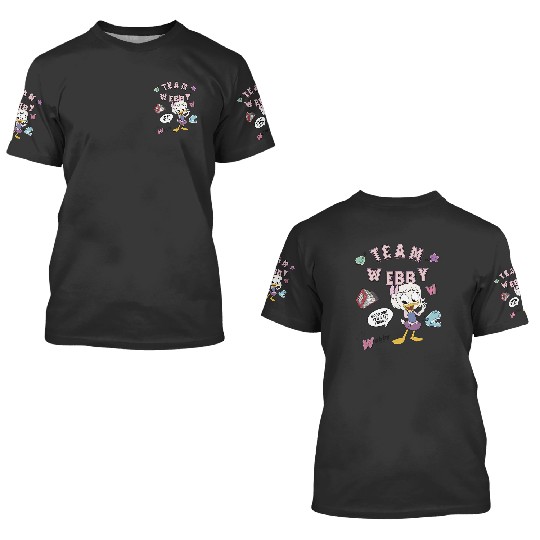 Disney DuckTales Team Webby Collage 3D T Shirts