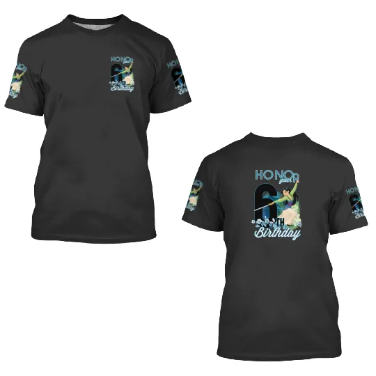 Disney Mulan Portrait Honor Your 6th Birthday 3D T Shirts