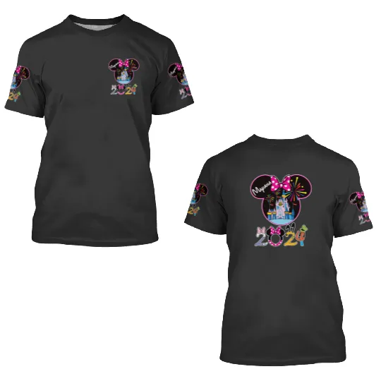 Mayana-Disneyland Family 2024 3D T Shirts