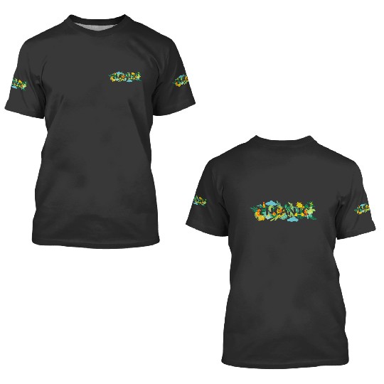 Disney Encanto Tropical Florals Movie Logo 3D T Shirts