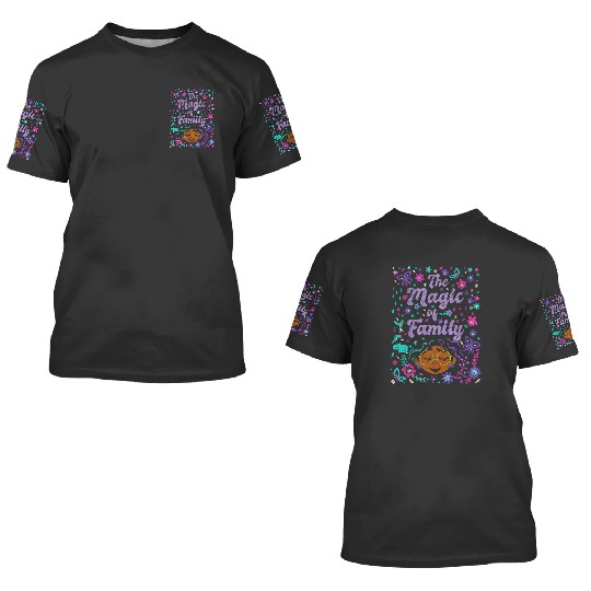 Disney Encanto Mirabel The Magic Of Family Floral Portrait 3D T Shirts