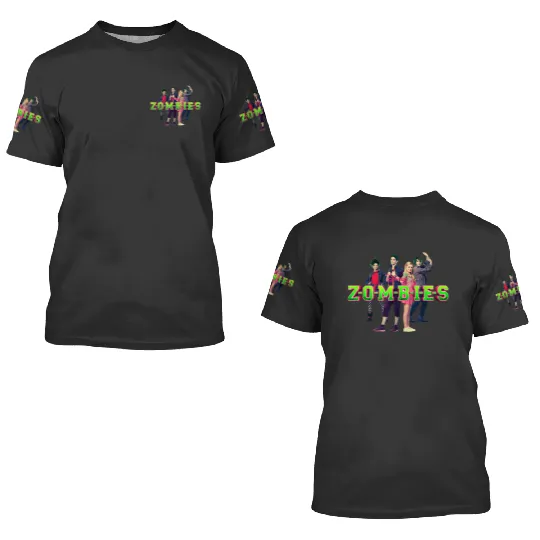 Disney's Haunted Mansion: A Spooky and Delightful Zombie Adventure 3D T Shirts
