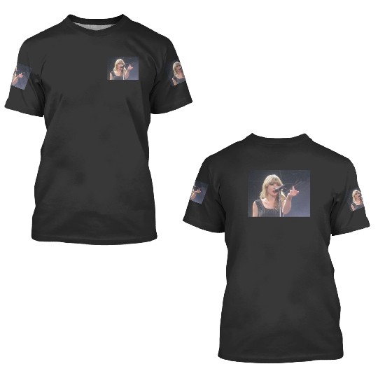 Discover Taylor middle finger meme 3D T Shirts