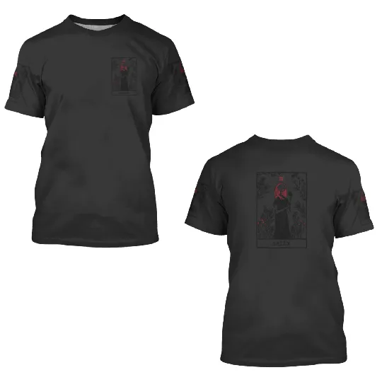 Disney The Nightmare Before Christmas Sally Tarot Card 3D T Shirts