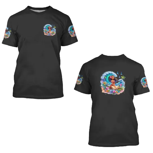 Moana 3D T Shirts,  Moana 3D T Shirts, Disney Moana 2 3D T Shirts