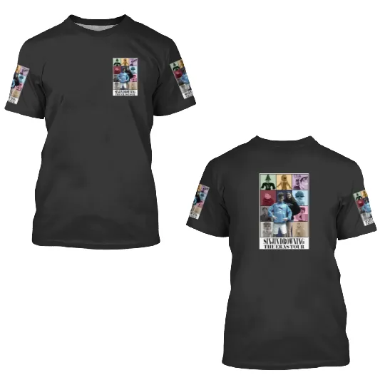 Discover Sinjin Drowning The Eras Tour 3D T Shirts