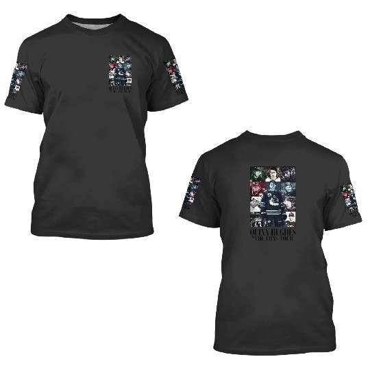 Quinn Hughes Eras Tour 3D T Shirts