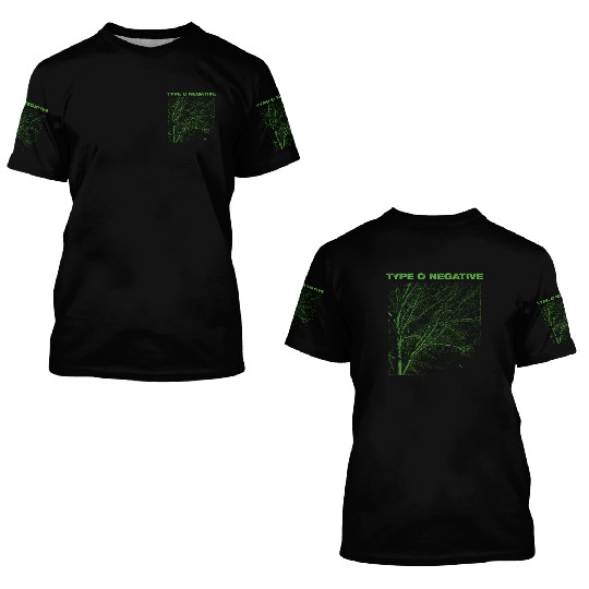 Type O Negative Tree Black 3D T Shirts