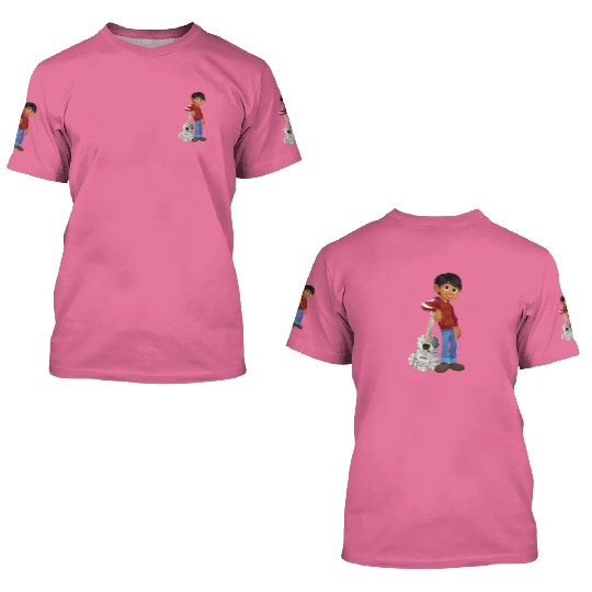 Disney Pixar Coco | Miguel | Playing Guitar 3D T Shirts