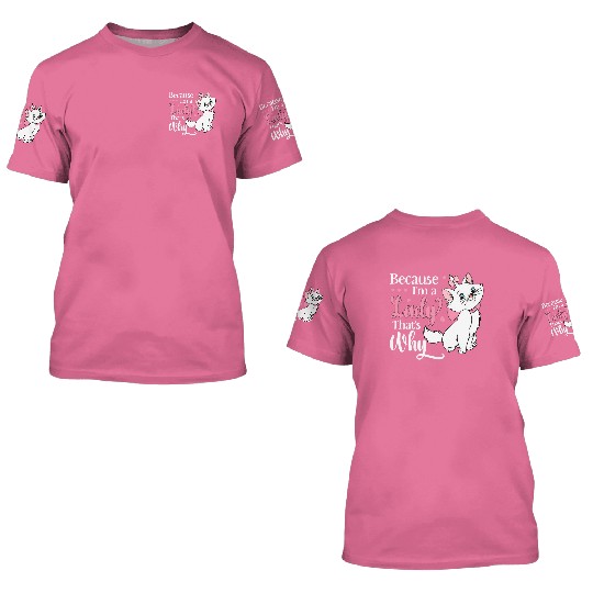 Cute Marie Aristocats Disney 3D T Shirts