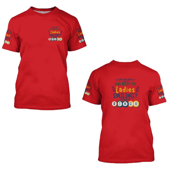 Discover Bingo What Has Balls And Keeps The Ladies Smiling Women's Graphic 3D T Shirts