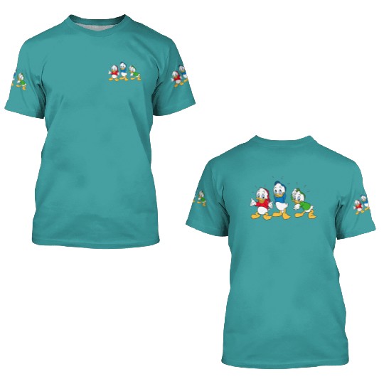Disney DuckTales 3D T Shirts, Disney Huey, Dewey, and Louie 3D T Shirts