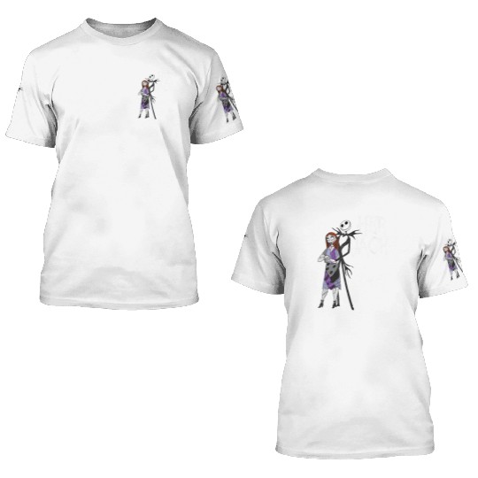 disneys The Nightmare Before Christmas Her Jack 3D T Shirts