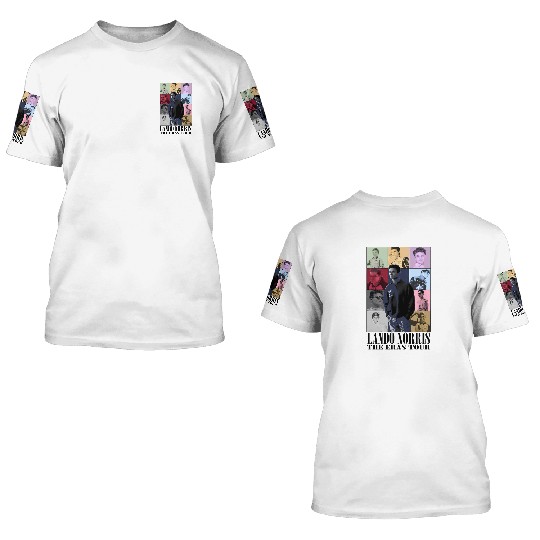 Lando Norris Eras Tour Inspired 3D T Shirts