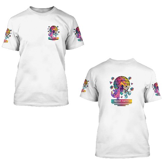 Disney Dragon Figment 3D T Shirts, Epcot Figment 3D T Shirts