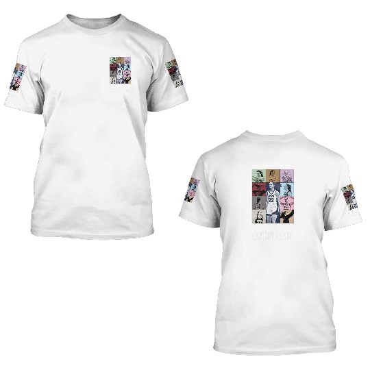 Caitlin Clark Eras Tour 3D T Shirts