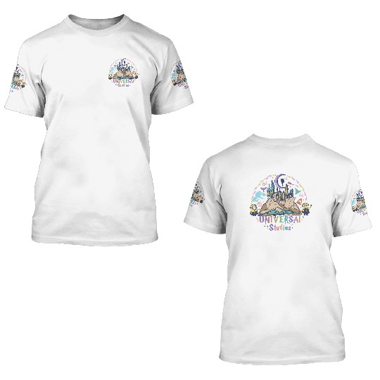 Disney Universal Studios 3D T Shirts, Universal Studios 2024 Trip 3D T Shirts, Universal Orlando 3D T Shirts