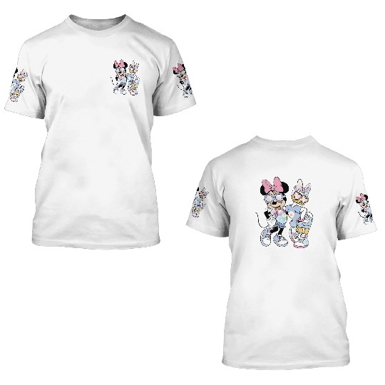 Disney Minnie Daisy , Disney Minnie And Daisy 3D T Shirts