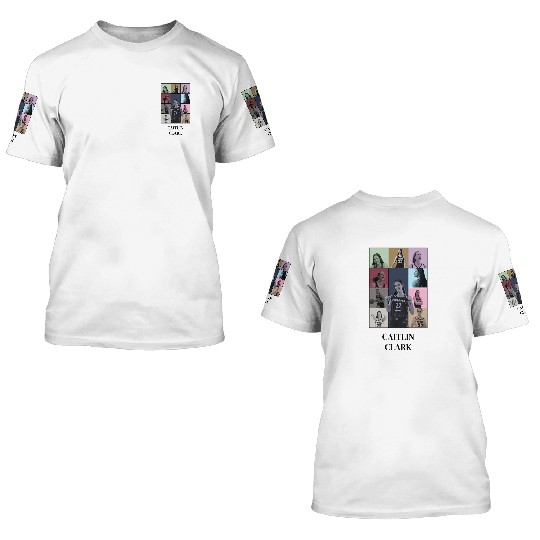 Caitlin Clark Eras Tour 3D T Shirts