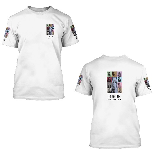 Miley Cyrus Eras Tour 3D T Shirts