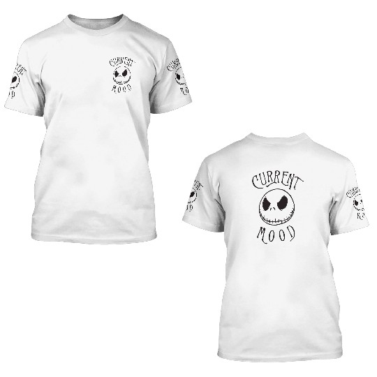 Disney Jack Skellington Mood Holiday 3D T Shirts