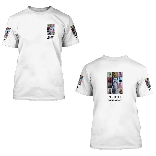 Miley Cyrus Eras Tour 3D T Shirts