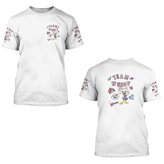 Disney DuckTales Team Webby Collage 3D T Shirts
