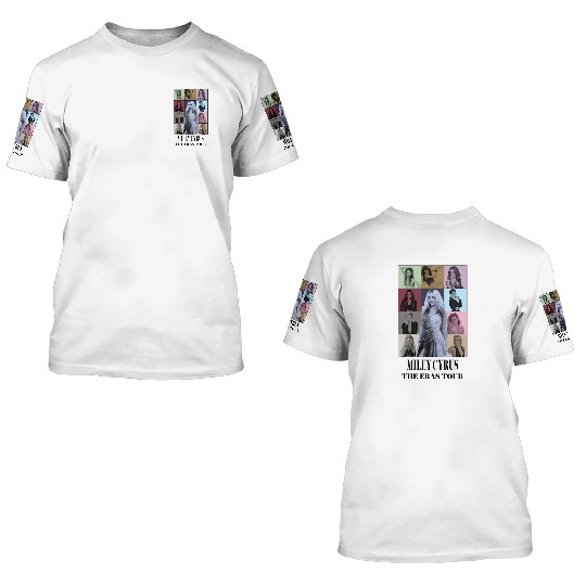 Miley Cyrus Eras Tour 3D T Shirts