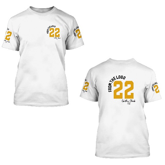 Caitlin Clark 3D T Shirts, From The Logo 22 Caitlin Clark 3D T Shirts, Caitlin Clark fan 3D T Shirts