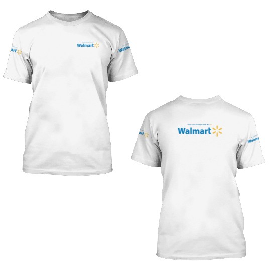 Walmart Logo Active 3D T Shirts