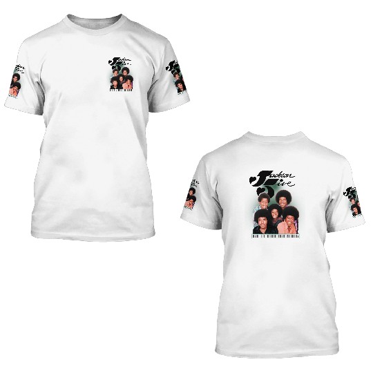 Discover Green Jackson 5 3D T Shirts, Unique Music Band 3D T Shirts, Retro Vintage 3D T Shirts, Music Lover Gift, Classic 70s Pop Culture 3D T Shirts