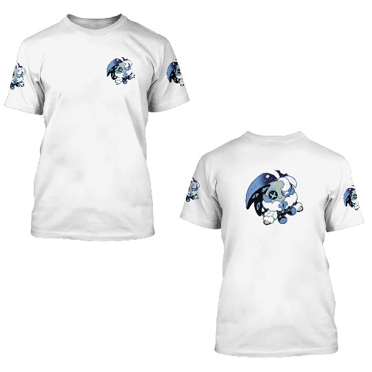 Discover Shadow Milk Cookie 3D T Shirts - Cookie Run Kingdom Graphic Print Streetwear Kawaii Cosplay Top