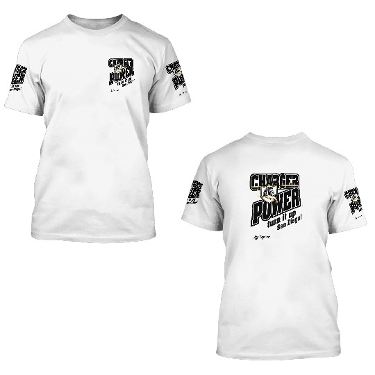 Discover Vintage 90s San Diego Chargers Football Graphic 3D T Shirts