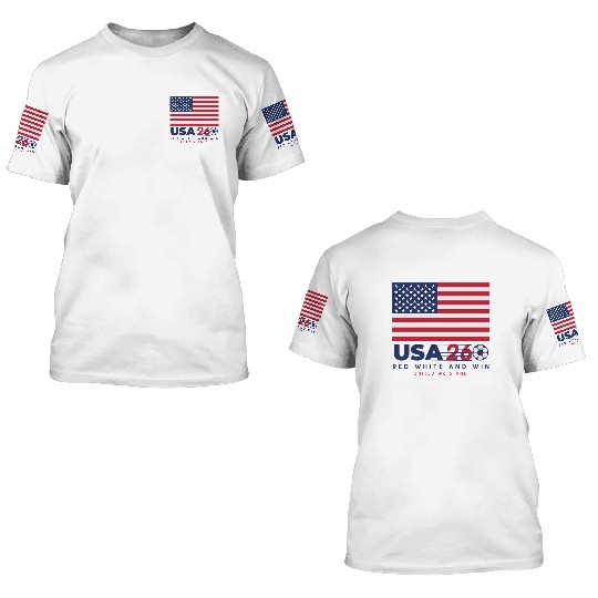 USA World Cup 2026 3D T Shirts US Soccer