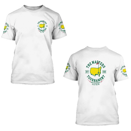 Discover The Masters 2026 Augusta National Golf Club Tournament 3D T Shirts