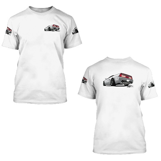 White NSX 3D T Shirts