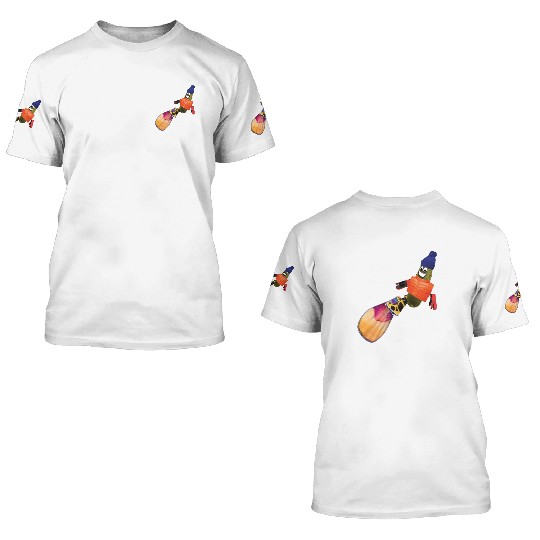 Snowboard Pickle 3D T Shirts