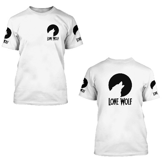 Lone Wolf 3D T Shirts