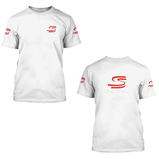 ayrton senna logo 3D T Shirts