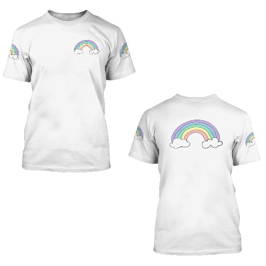 Rainbow 3D T Shirts