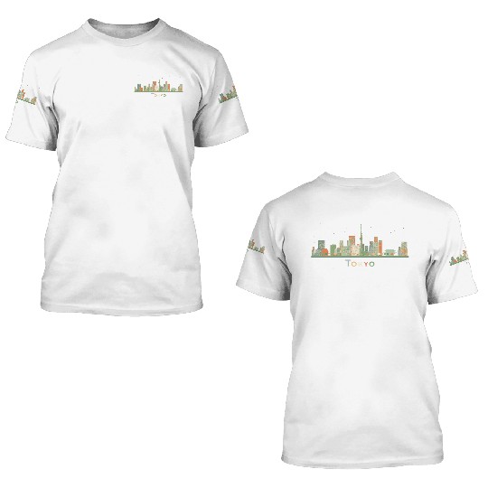tokyo 3D T Shirts